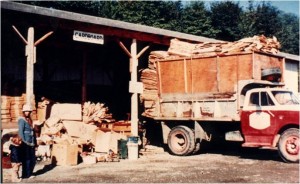 Cardboard Truck at Cottonwood Depot - Historic RMRS photo Cardboard Truck at Cottonwood Depot - Historic RMRS photo