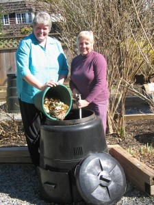 Kelli Speirs & Joy Gallop with Composter - 2006 Kelli Speirs & Joy Gallop with Composter - 2006