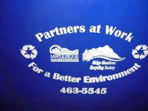 District of Maple Ridge & RMRS Blue Box Logo District of Maple Ridge & RMRS Blue Box Logo