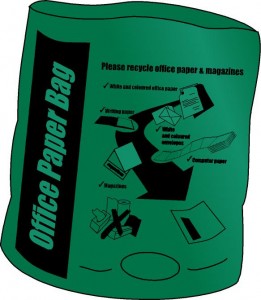 Green (Office Paper) Bag